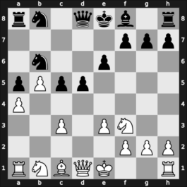 1953 HUN Ch Budapest HUN – Round 5 – Tipary, Lajos – 0-1 – Berger, Benedikt – G47