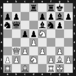 1953 Hastings Premier 1952/53 28th – Round 5 – Seitz, Jakob Adolf – 0-1 – Yanofsky, Daniel Abraham – G12
