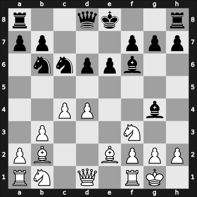 1953 Hastings ch-BCF – Round 6 – Russ, Arje – 0-1 – Fazekas, Stephan – G58