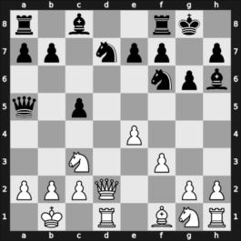 1953 Hastings ch-BCF – Round 7 – Milner Barry, Philip – 0-1 – Harris Mateu, Gido – G65