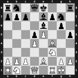 1953 Hastings ch-BCF – Round 10 – Horne, Dennis Morton – 1-0 – Mardle, Denis – G90
