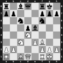1953 Hastings ch-BCF – Round 11 – Wade, Robert G – 1/2-1/2 – Barden, Leonard – G96