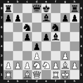 1953 Hastings5354 – Round 1 – Matanovic, Aleksandar – 0-1 – Tartakower, Savielly – G4