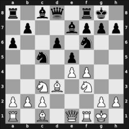 1953 Hastings5354 – Round 8 – Olafsson, Fridrik – 0-1 – Bronstein, David I – G35