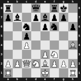 1953 Hoogovens – Round 1 – Bouwmeester, Hans – 1/2-1/2 – Kramer, Hanspeter – G5