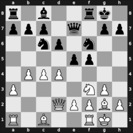 1953 Hoogovens – Round 5 – Euwe, Max – 1-0 – Heidenfeld, Wolfgang – G32
