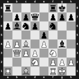 1953 Hoogovens – Round 6 – Bouwmeester, Hans – 1/2-1/2 – Donner, Jan-Hein – G37