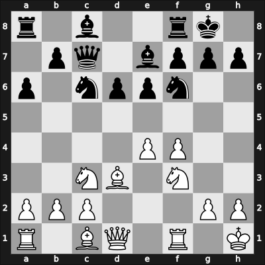 1953 Hoogovens – Round 7 – Toran Albero, Roman – 1/2-1/2 – Füster, Géza – G40