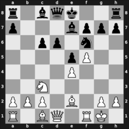 1953 Hoogovens – Round 9 – Trott, A H – 0-1 – Kramer, Hanspeter – G51