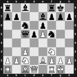 1953 Kbenhavnsmesterskabet – Round 5 – Schou, K B – 1/2-1/2 – Nielsen, Hartvig – G7