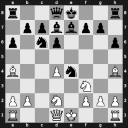 1953 Kbenhavnsmesterskabet – Round 8 – Nielsen, Hartvig – 0-1 – Knudsen, Egon – G12