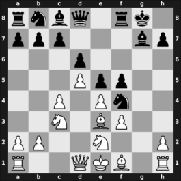 1953 Mar del Plata – Round 1 – Maderna, Carlos – 0-1 – Eliskases, Erich – G25