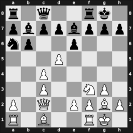 1953 Mar del Plata – Round 5 – Najdorf, Miguel – 1-0 – Burgalat, Francisco J – G63