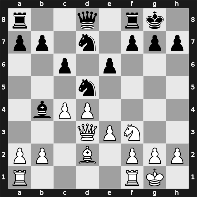 1953 Mar del Plata – Round 5 – Eliskases, Erich – 1-0 – Cuellar Gacharna, Miguel – G65
