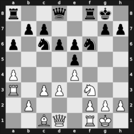 1953 Mar del Plata – Round 5 – Shocron, Ruben – 1/2-1/2 – Trifunovic, Petar – G71