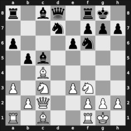 1953 Mar del Plata – Round 12 – Guimard, Carlos E – 0-1 – Eliskases, Erich – G123