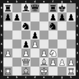 1953 Mar del Plata – Round 13 – Eliskases, Erich – 1/2-1/2 – Wexler, Bernardo – G132