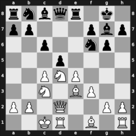 1953 Mar del Plata – Round 13 – Letelier Martner, Rene – 0-1 – Najdorf, Miguel – G136