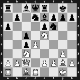 1953 Mar del Plata ARG – Round ? – Bolbochan, Julio – 1/2-1/2 – Letelier Rene – G4
