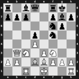1953 Milan 2nd – Round 6 – Kottnauer, Cenek – 1/2-1/2 – Santasiere, Anthony – G19