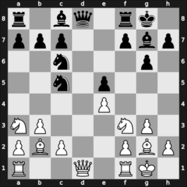 1953 Moscow Ch Moscow RUS – Round ? – Antoshin, Vladimir S – 0-1 – Bronstein, David I – G10