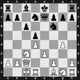 1953 NRW Ch – Round 9 – Lachmann, Hans G – 0-1 – Engert, Immo – G22