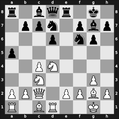 1953 Opatija – Round 1 – Unzicker, Wolfgang – 1/2-1/2 – Ivkov, Borislav – G7