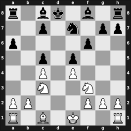 1953 Opatija – Round 2 – Fuderer, Andrija – 1/2-1/2 – Donner, Jan-Hein – G23