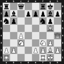 1953 Opatija – Round 10 – Ivkov, Borislav – 1-0 – Nikolac, Juraj – G68