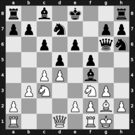 1953 Opatija – Round 12 – Bertok, Mario Jr. – 1-0 – Beni, Alfred – G84