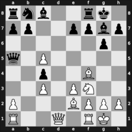1953 Opatija – Round 13 – Udovcic, Mijo – 1/2-1/2 – Porreca, Giorgio – G88