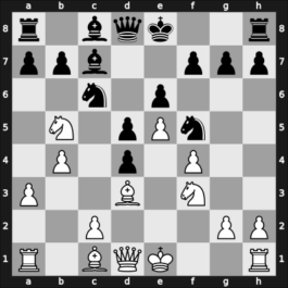 1953 Opatija – Round 13 – Beni, Alfred – 1/2-1/2 – Unzicker, Wolfgang – G94