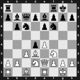 1953 POL-ch11 – Round 4 – Makarczyk, Kazimierz – 1/2-1/2 – Miesowicz, Adam – G25
