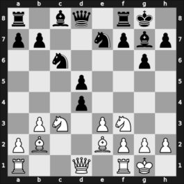 1953 POL-ch11 – Round 12 – Grabczewski, Romuald – 0-1 – Dworzynski, Roman – G76