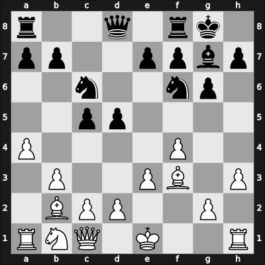 1953 POL-ch11 – Round 14 – Miesowicz, Adam – 0-1 – Brzozka, Stefan – G90