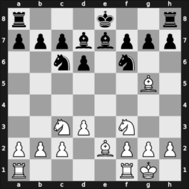 1953 POL-ch11 – Round 15 – Dworzynski, Roman – 0-1 – Szapiel, Henryk – G97