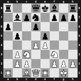 1953 Paris – Round 1 – Belkadi, Ridha – 1/2-1/2 – Tartakower, Savielly – G2