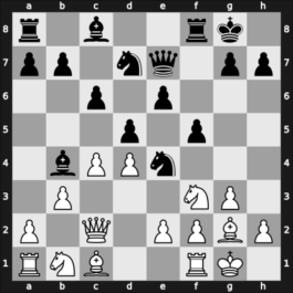 1953 Paris – Round 5 – Benkner, Otto – 1/2-1/2 – Tartakower, Savielly – G11