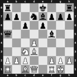 1953 Paris – Round 7 – Noradounghian, Georges – 1/2-1/2 – Popel, Stepan – G18