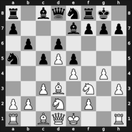 1953 URS Team Ch – Round 7 – Tolush, Alexander V – 0-1 – Alatortsev, Vladimir N. – G14