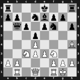 1953 URS chT sf – Round ? – Veresov, Valentin – 1/2-1/2 – Krogius, Nikolai V – G3