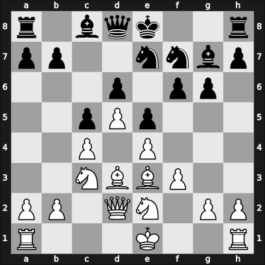 1953 URS chT sf – Round ? – Chembaev, Evgeny – 0-1 – Gurgenidze, Bukhuti – G11