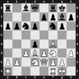 1953 URS-training – Round 2 – Bondarevsky, Igor – 0-1 – Smyslov, Vladimir – G9