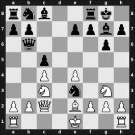 1953 Venetie – Round 7 – Heidenfeld, Wolfgang – 0-1 – Paoli, Enrico – G10