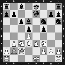 1953 Venice – Round 8 – Udovcic, Mijo – 0-1 – Kinzel, Alfred – G16