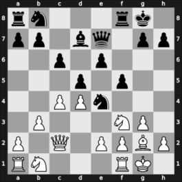 1953 Venice – Round 10 – Dunkelblum, Arthur – 1/2-1/2 – Kinzel, Alfred – G21
