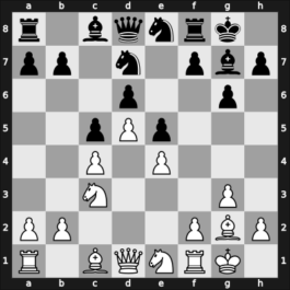 1953 Venice – Round 11 – Szabados, Eugenio – 1/2-1/2 – Primavera, Giuseppe – G23