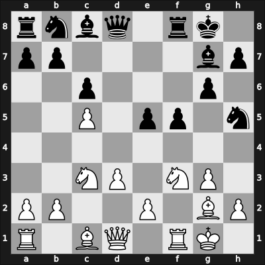 1953 Wch U20 fin-A – Round 7 – Persitz, Raaphi – 1/2-1/2 – Olafsson, Fridrik – G19