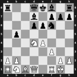 1953 Wch-jr final – Round 7 – Keller, Dieter – 1/2-1/2 – Panno, Oscar – G15