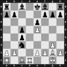 1953 Wenen AUT-URS – Round 2.6 – Lambert, Hans – 1/2-1/2 – Flohr, Salo – G8